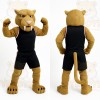 Brown Cheetah Mascot Costume