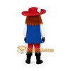Blue Red Swordsman Mascot Costume