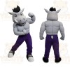 Gray Horse Mascot Costume
