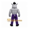 Gray Horse Mascot Costume Gray Horse Mascot Costume