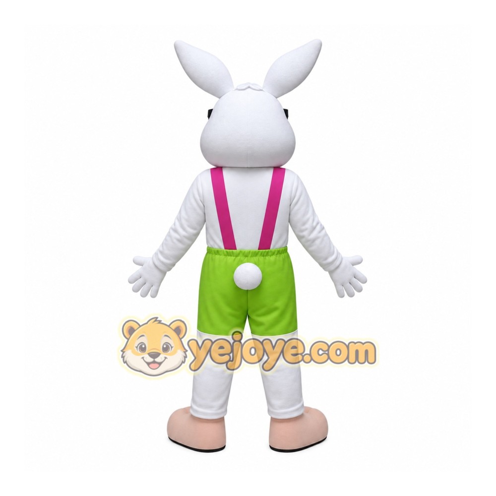 White Rabbit Mascot Costume White Rabbit Mascot Costume