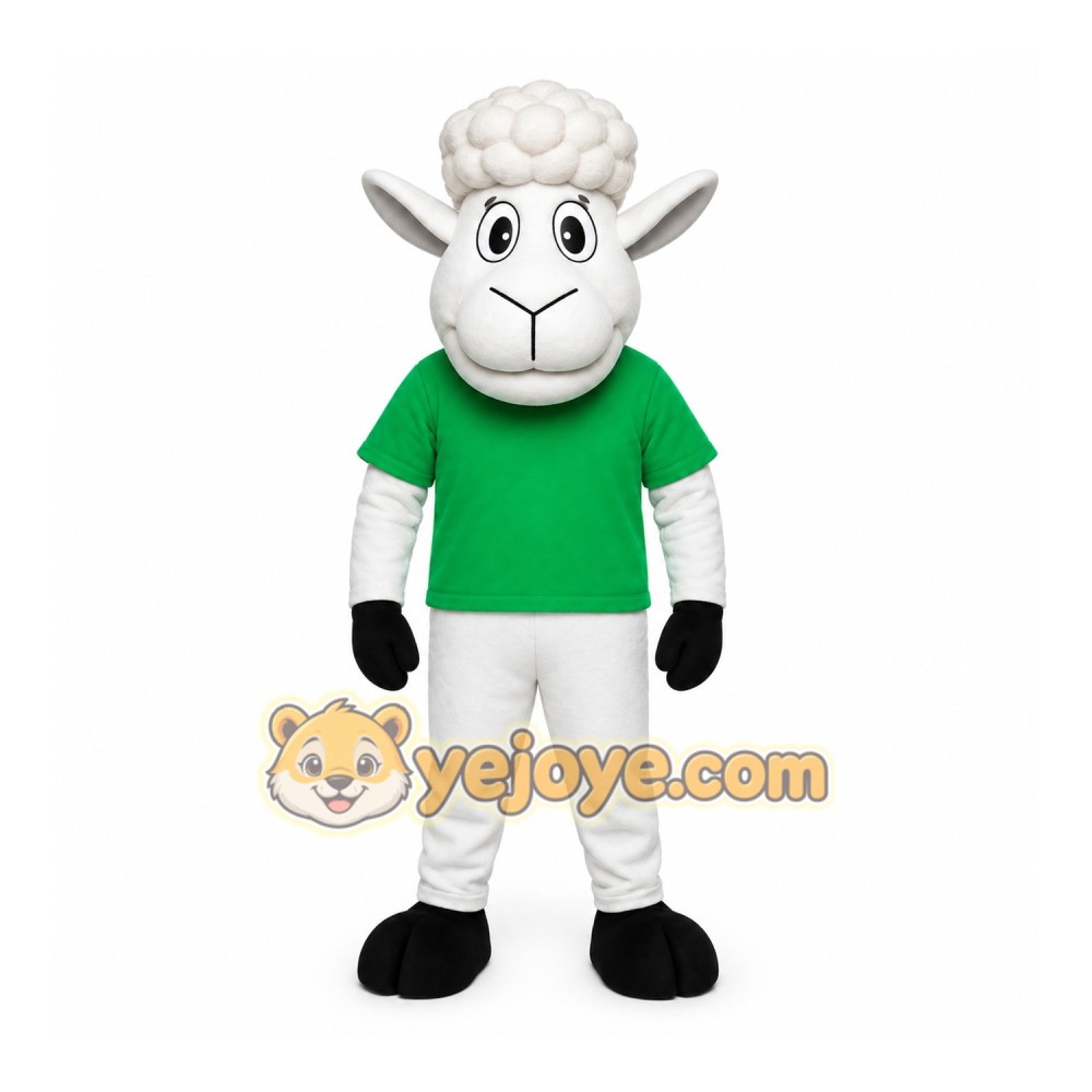 White Sheep Mascot Costume