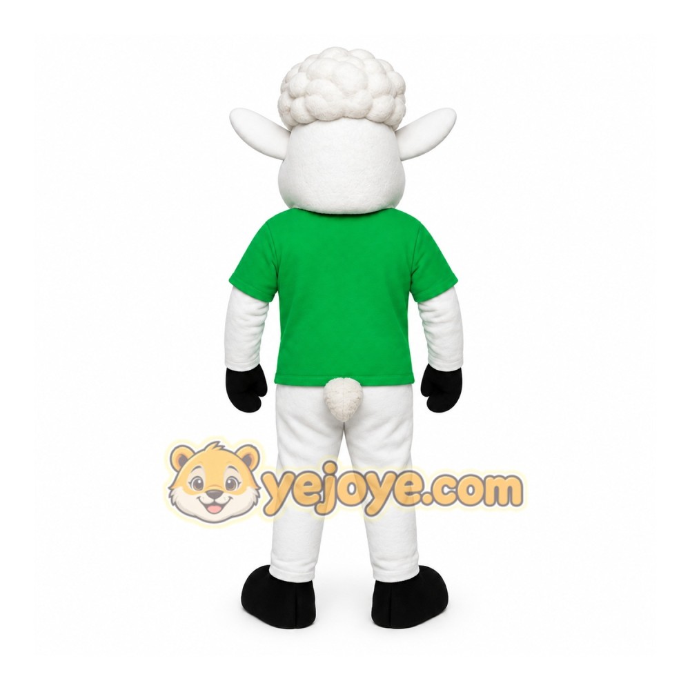 White Sheep Mascot Costume