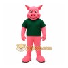 Pink Pig Mascot Costume Pink Pig Mascot Costume