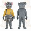 Gray Mouse Mascot Costume