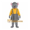 Gray Mouse Mascot Costume Gray Mouse Mascot Costume