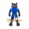 Blue Wolf Mascot Costume Blue Wolf Mascot Costume