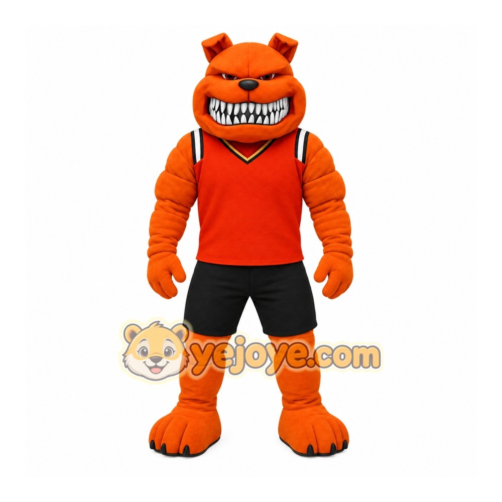 Orange Animal Mascot Costume Orange Animal Mascot Costume