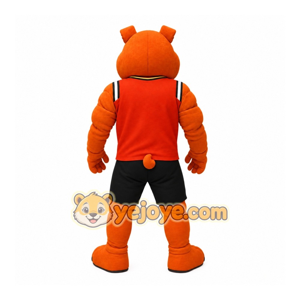 Orange Animal Mascot Costume Orange Animal Mascot Costume