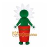 Green Flower Mascot Costume