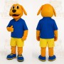 Yellow Dog Mascot Costume