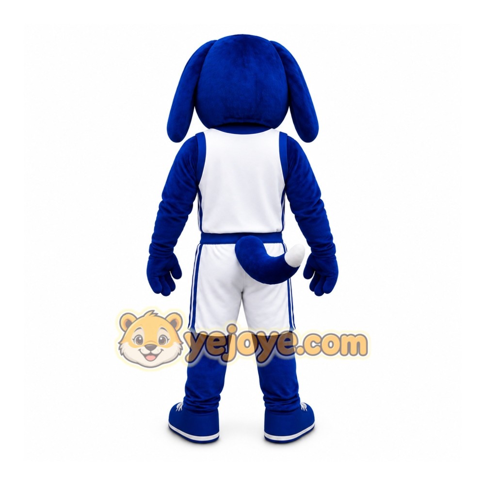 Blue Dog Mascot Costume