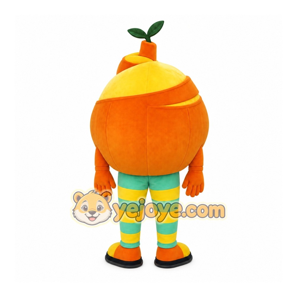 Orange Fruit Mascot Costume Orange Fruit Mascot Costume