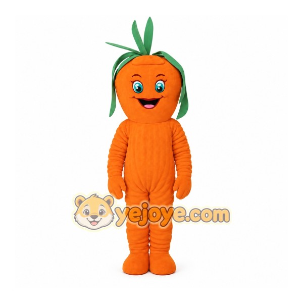 Orange Carrot Mascot Costume Orange Carrot Mascot Costume