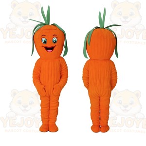 Orange Carrot Mascot Costume