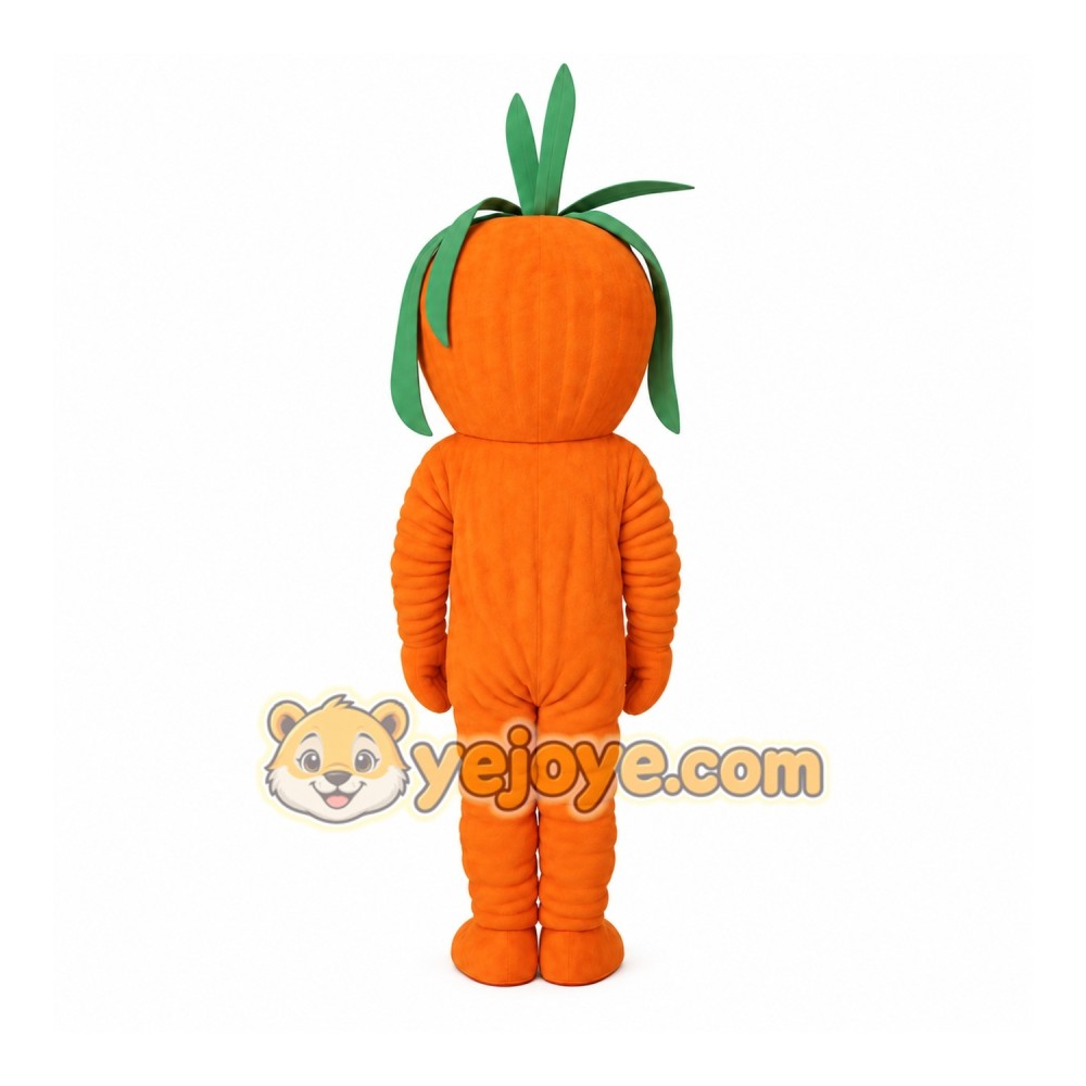 Orange Carrot Mascot Costume Orange Carrot Mascot Costume