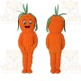 Orange Carrot Mascot Costume