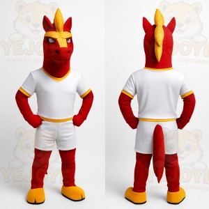 Red Horse Mascot Costume