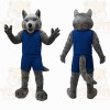 Gray Wolf Mascot Costume