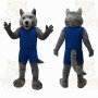 Gray Wolf Mascot Costume
