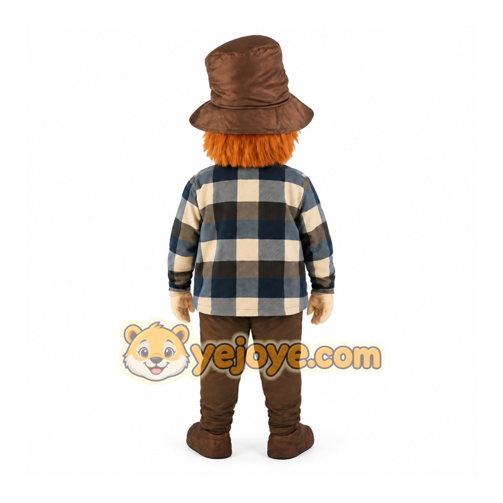 Brown Clown Mascot Costume