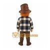 Brown Clown Mascot Costume