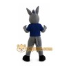 Gray Donkey Mascot Costume