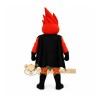 Red Superhero Mascot Costume Red Superhero Mascot Costume