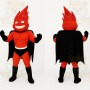 Red Superhero Mascot Costume
