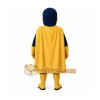 Blue Superhero Mascot Costume Blue Superhero Mascot Costume