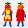 Orange Character Mascot Costume