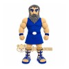 Blue Hero Mascot Costume Blue Hero Mascot Costume