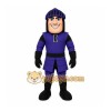 Purple Warrior Mascot Costume Purple Warrior Mascot Costume
