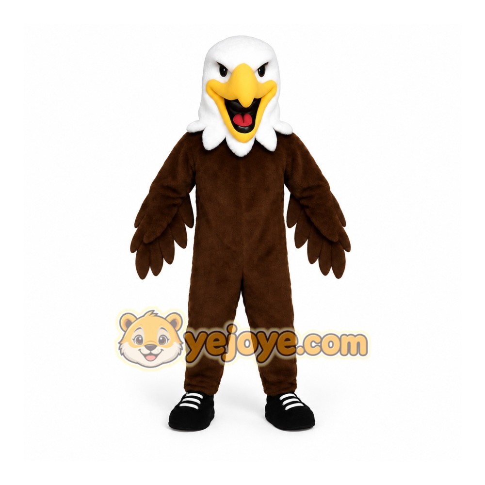 Brown Eagle Mascot Costume Brown Eagle Mascot Costume