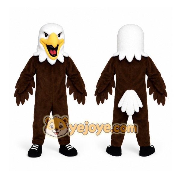 Brown Eagle Mascot Costume