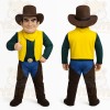 Yellow Cowboy Mascot Costume