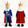 Blue King Mascot Costume