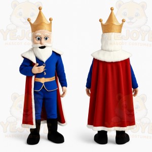 Blue King Mascot Costume