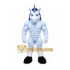 Blue Unicorn Mascot Costume