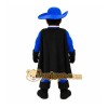 Blue Superhero Mascot Costume Blue Superhero Mascot Costume