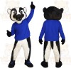 Blue Badger Mascot Costume