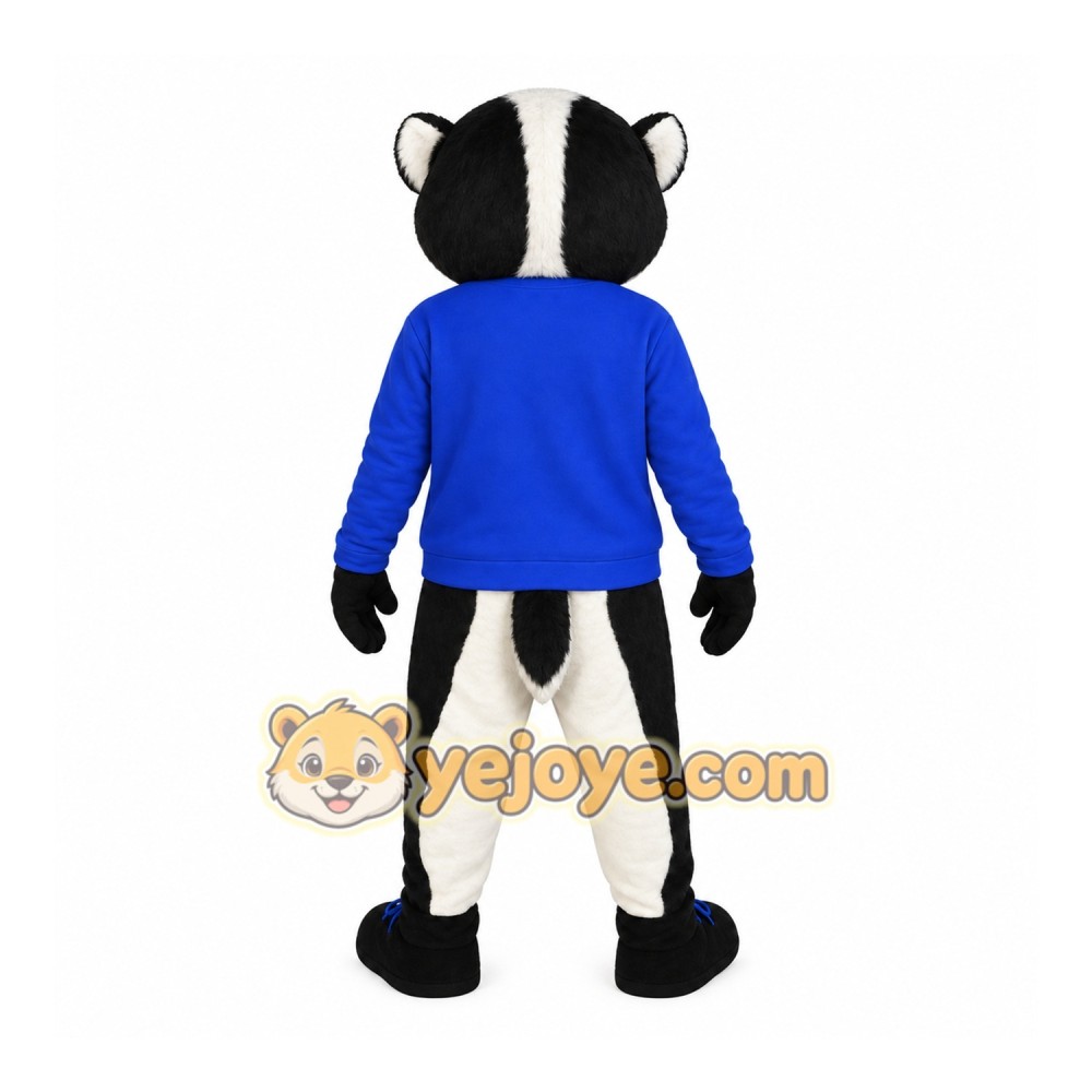 Blue Badger Mascot Costume Blue Badger Mascot Costume