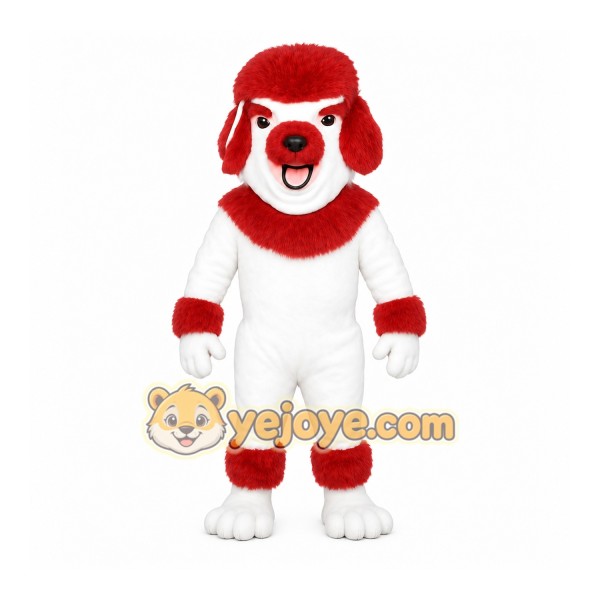 Red Dog Mascot Costume