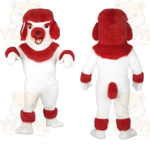 Red Dog Mascot Costume