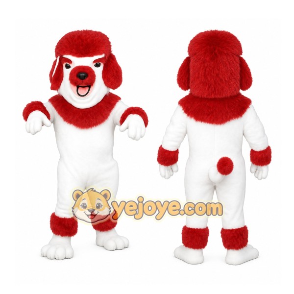 Red Dog Mascot Costume