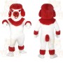 Red Dog Mascot Costume