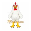 White Chicken Mascot Costume White Chicken Mascot Costume