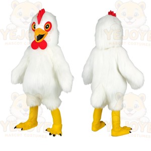 White Chicken Mascot Costume