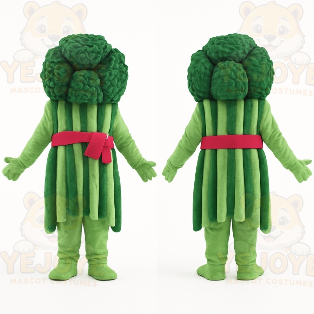 Green Broccoli Mascot Costume