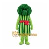 Green Broccoli Mascot Costume Green Broccoli Mascot Costume